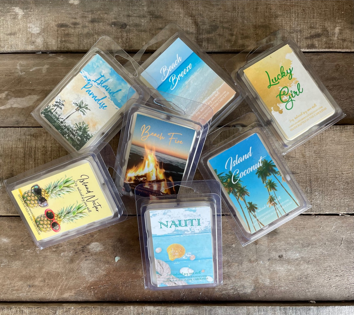100% Soy Wax Melts Box | caribbean coconut |wax melts | home fragrance |  home decor | soy candles | smell amazing | scented wax 