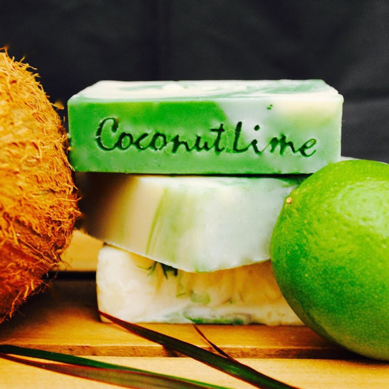 "Coconut Lime Verbena" Natural Bar Soap
