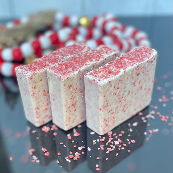 Peppermint Bark Natural Bar Soap (ltd time)