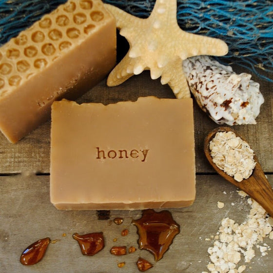 Carolina Shores Natural Soap Honey Almond Milk and Oatmeal